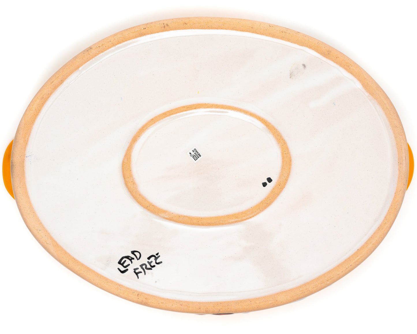 Oval Tray With Handles - Large - Marigold