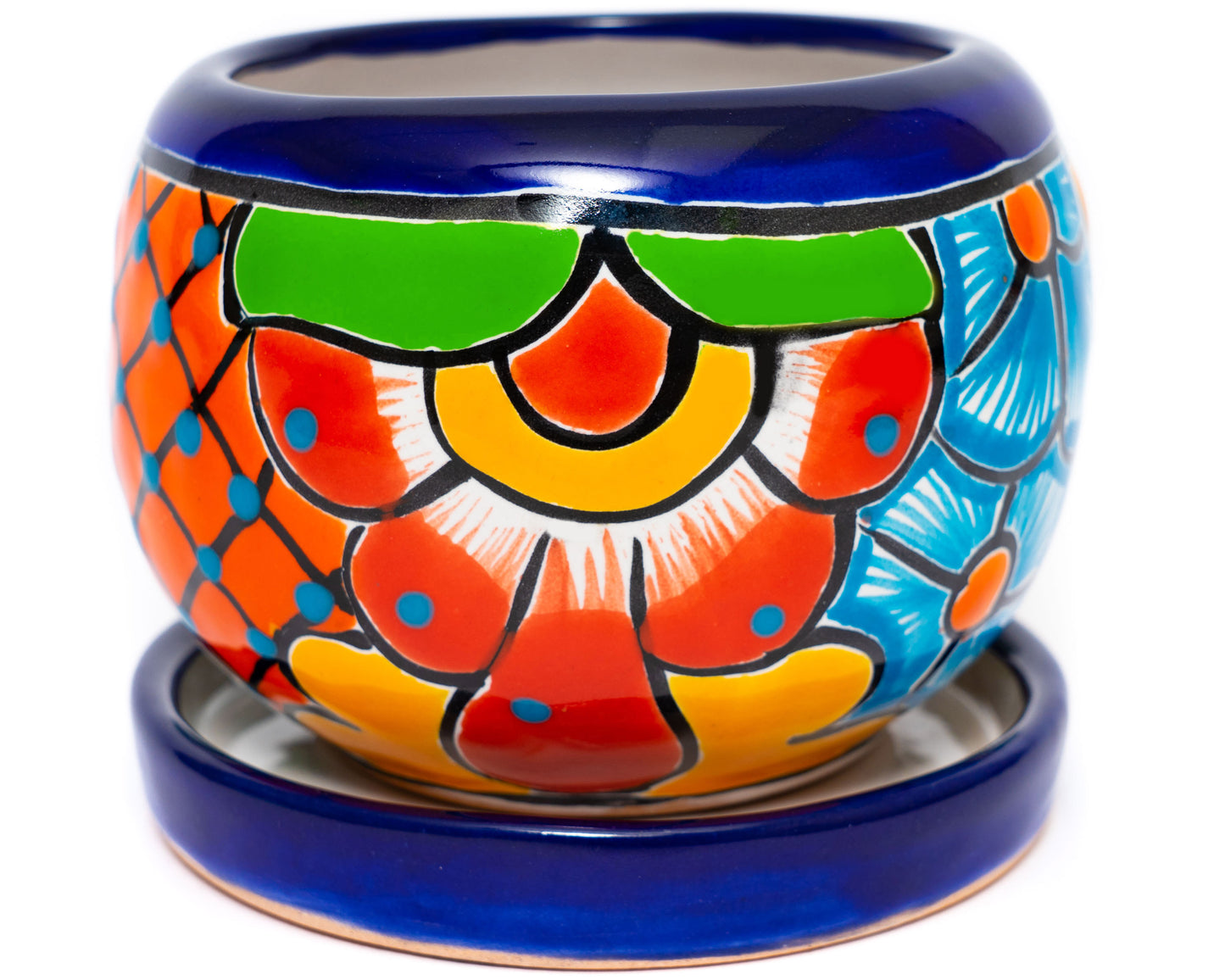 Bowl Planter - Small (2PC) - Cobalt