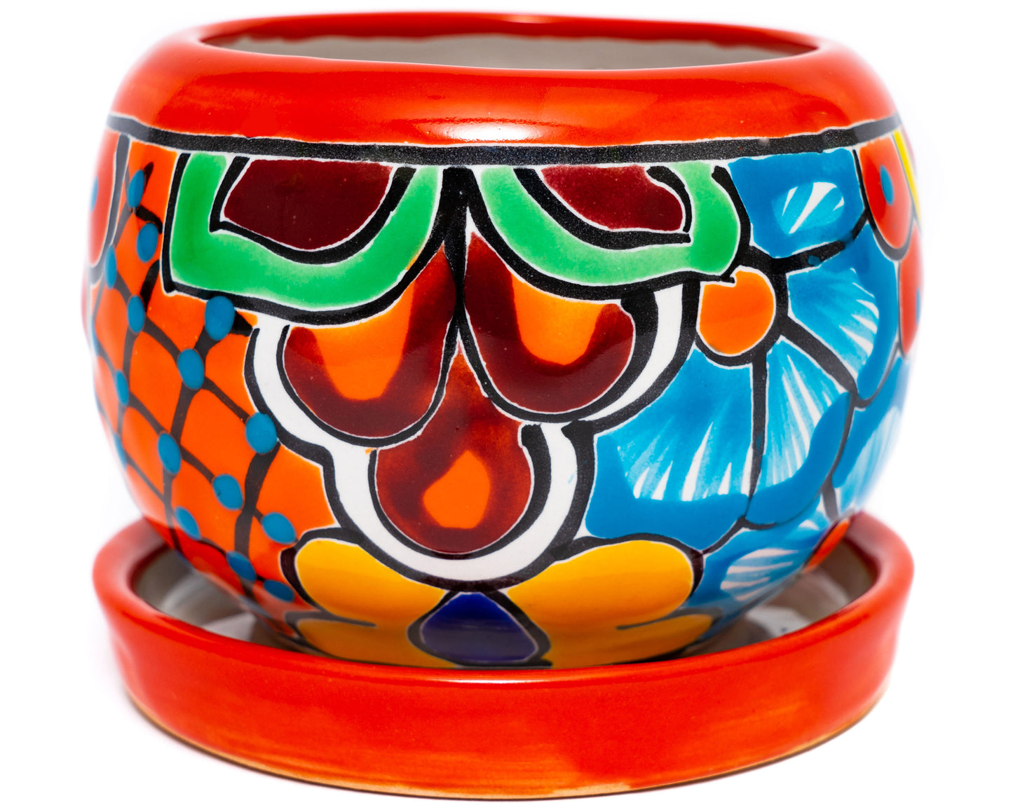 Bowl Planter - Small (2PC) - Red