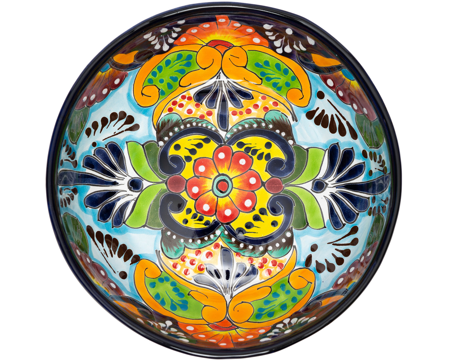 Large Serving "Tunero" Bowl - Multi-Color