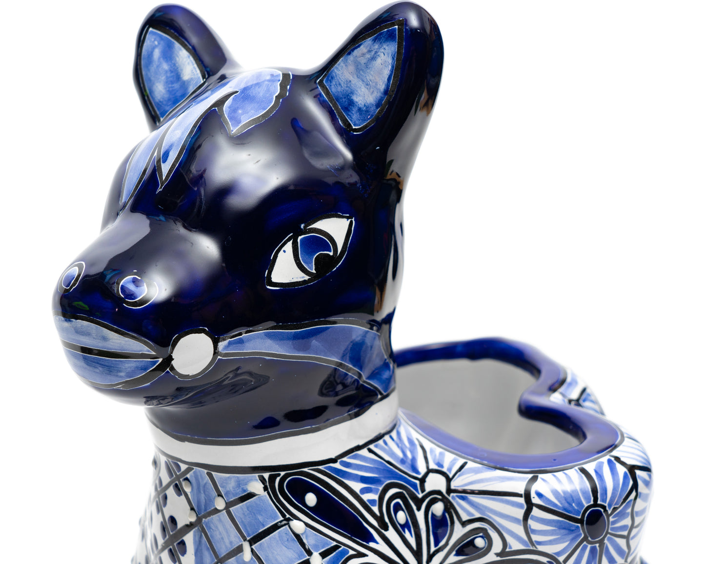 Donkey Planter - Cobalt White