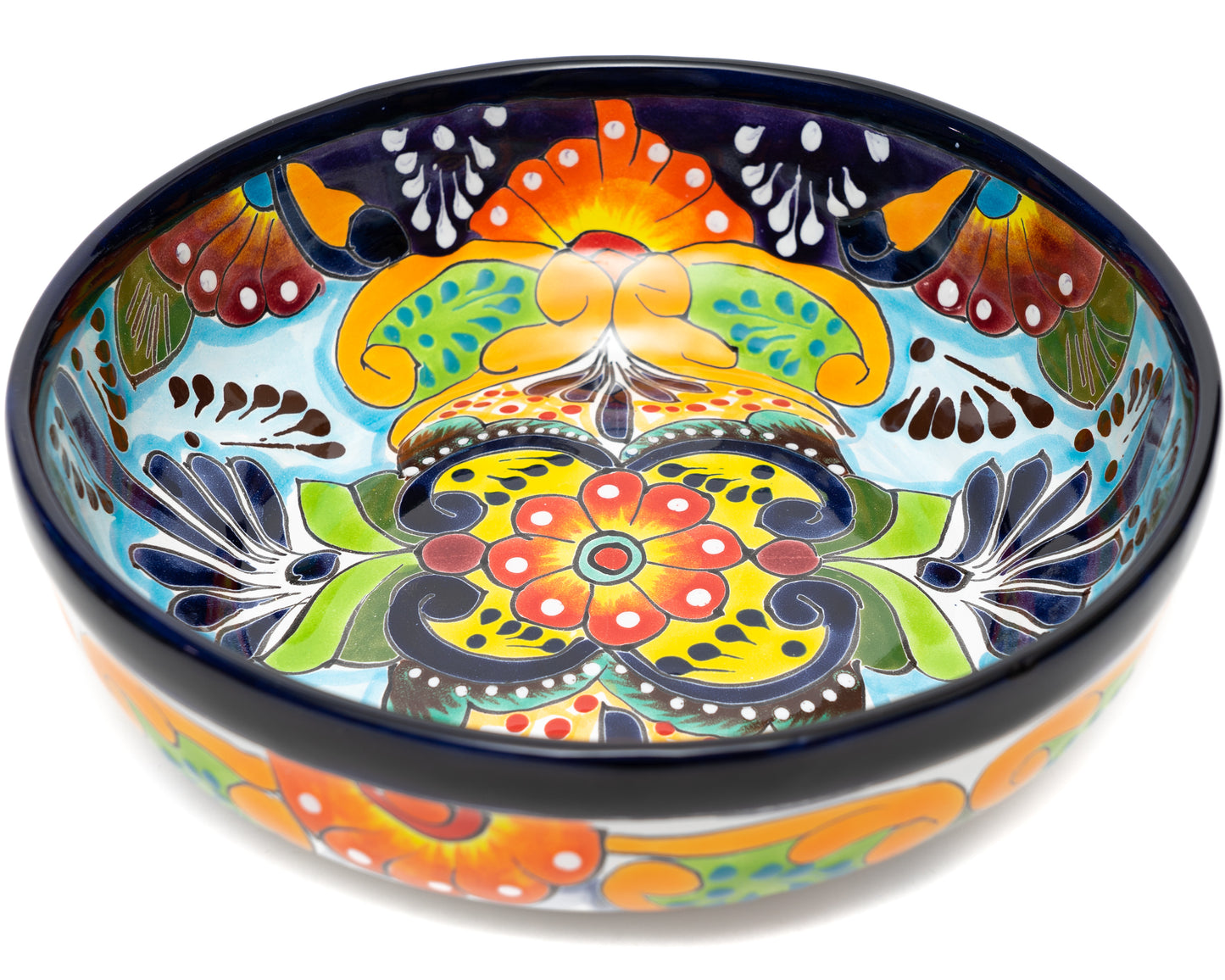 Large Serving "Tunero" Bowl - Multi-Color