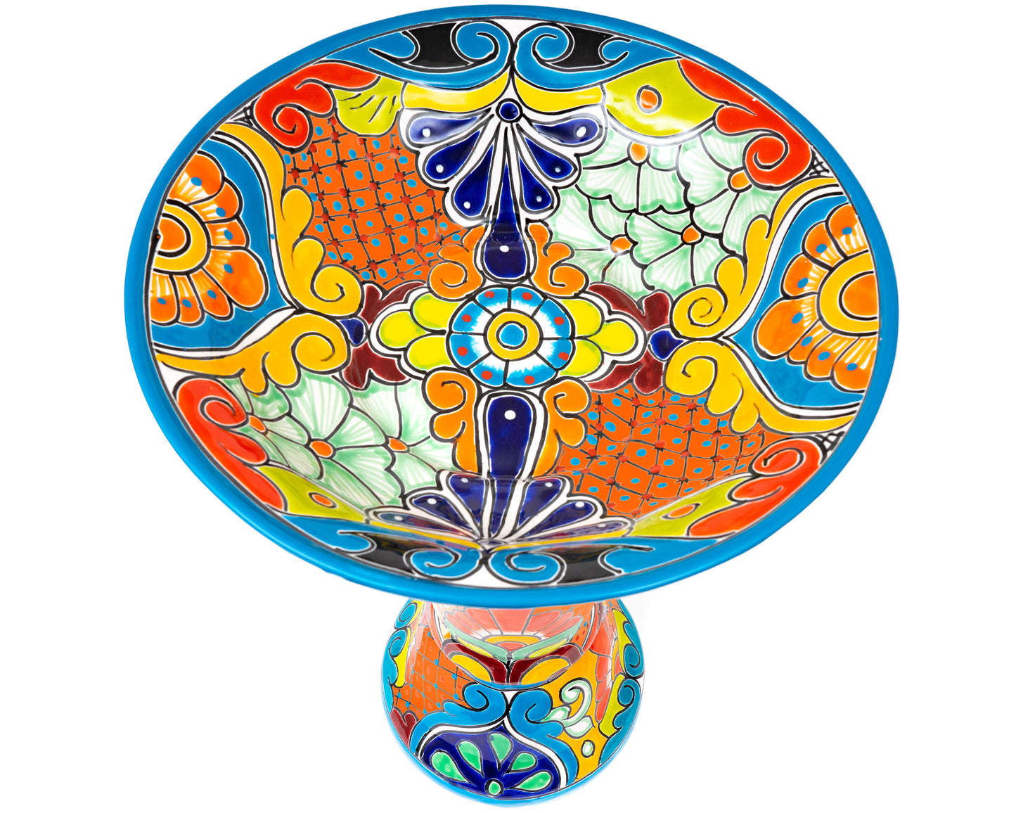 Large Bird Bath - Turquoise