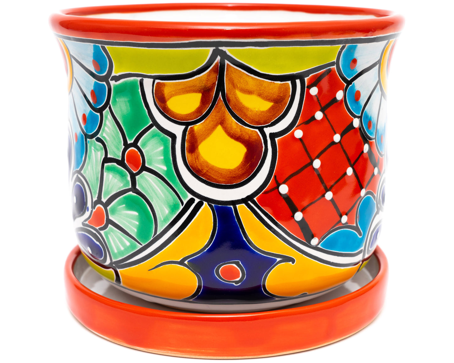 Circular Planter - Medium (2PC) - Red