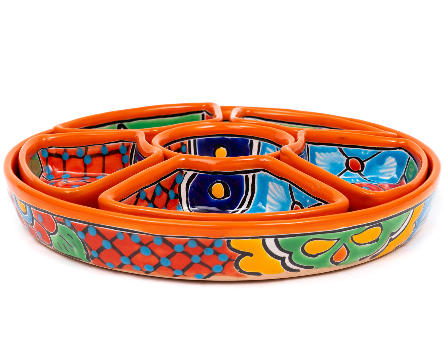 Circular Serving Set (7PC) - Orange