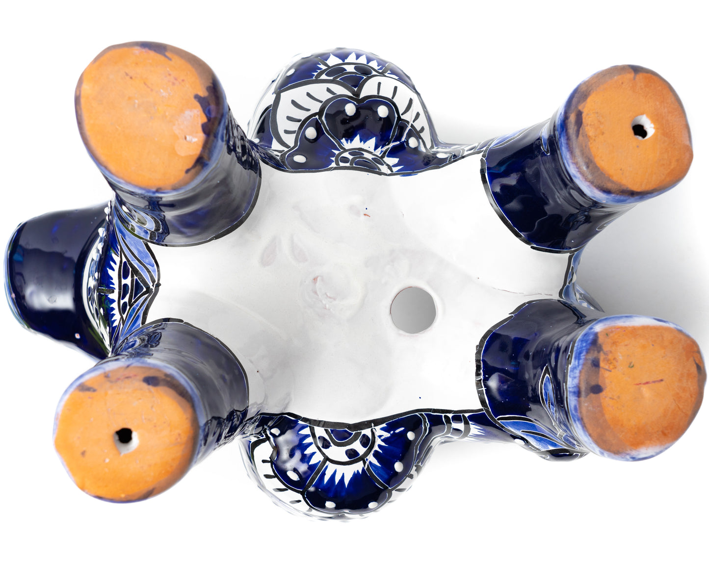 Donkey Planter - Cobalt White