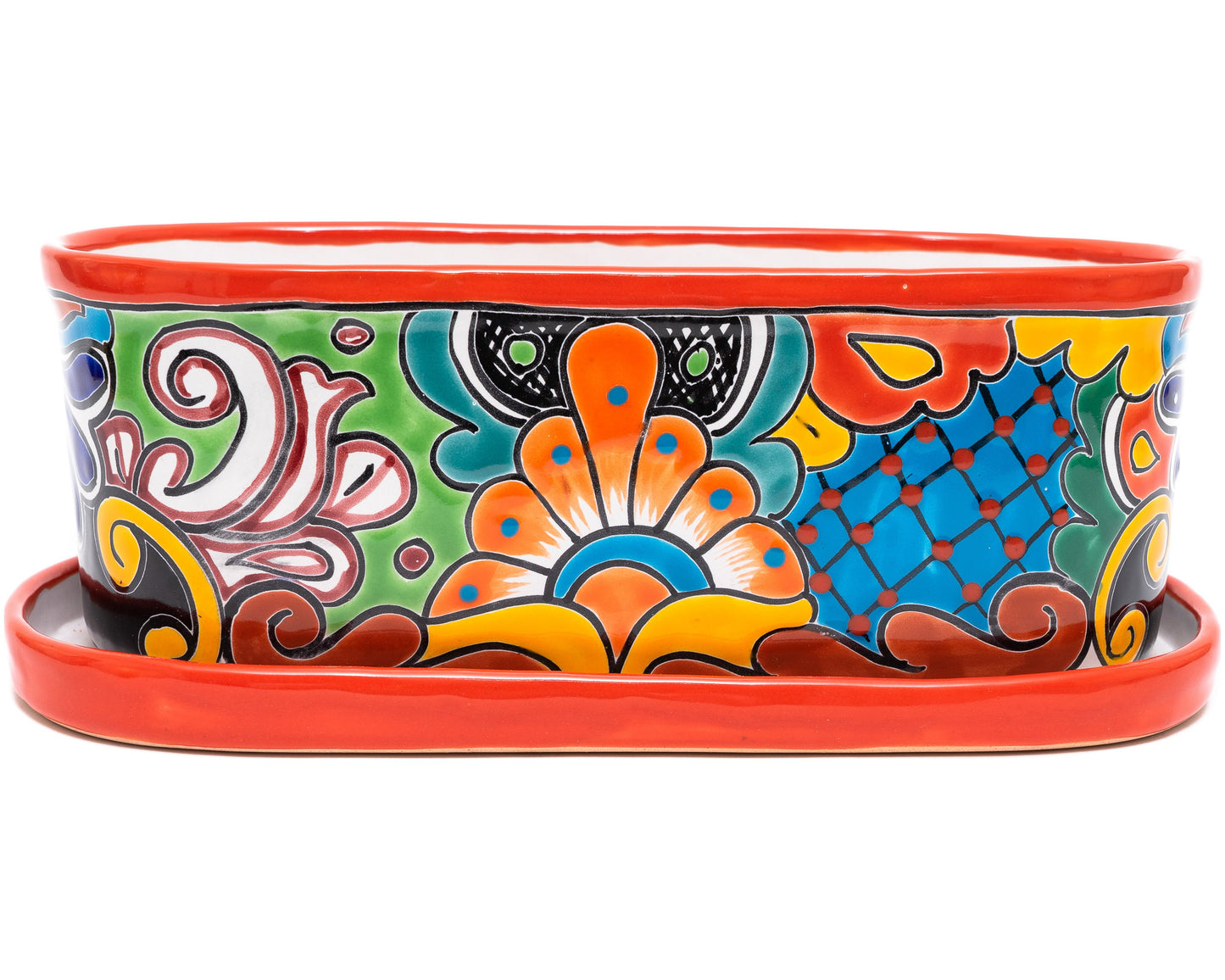 Oval Planter - Large (2PC) - Red