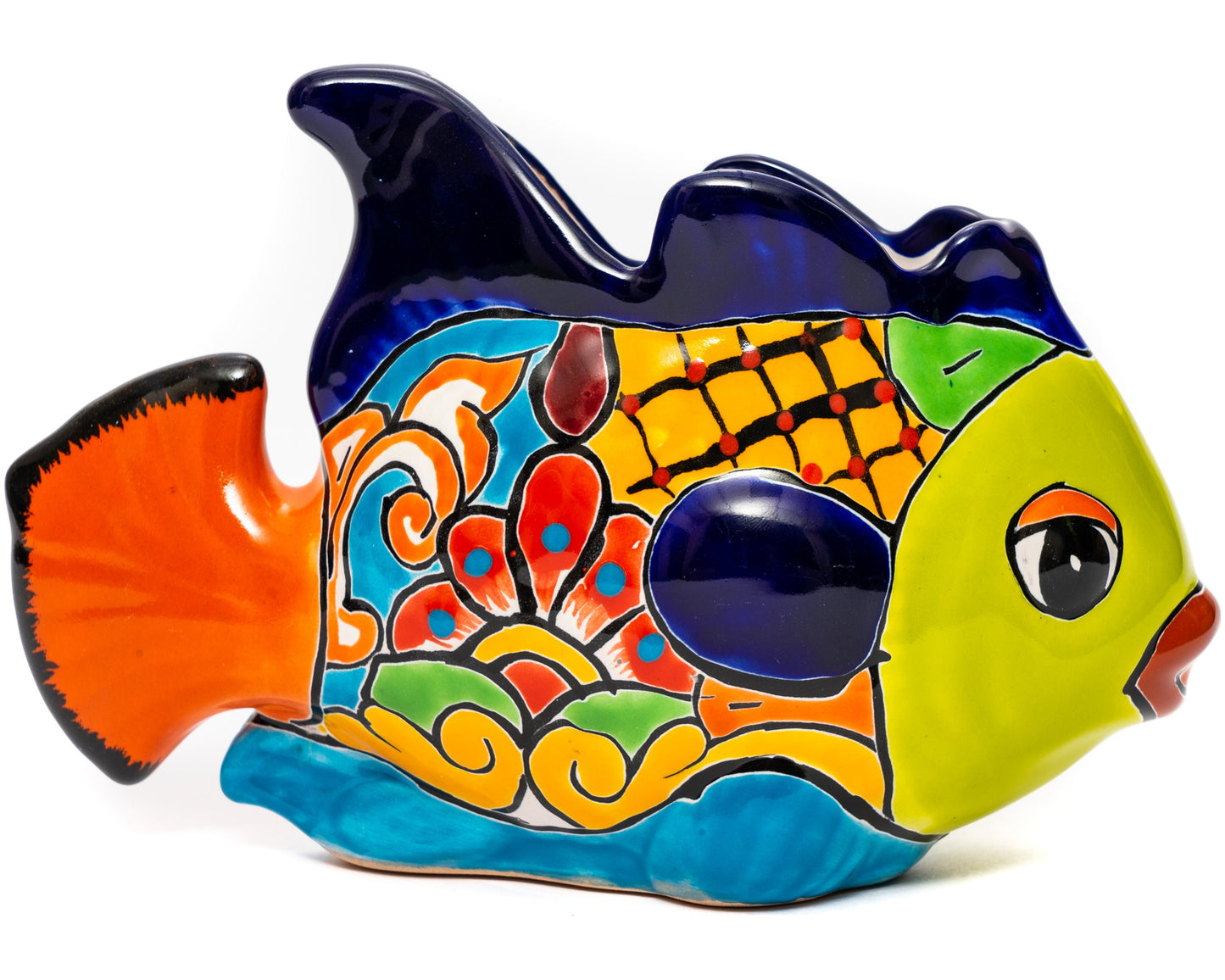 Small Fish Planter - Light Green
