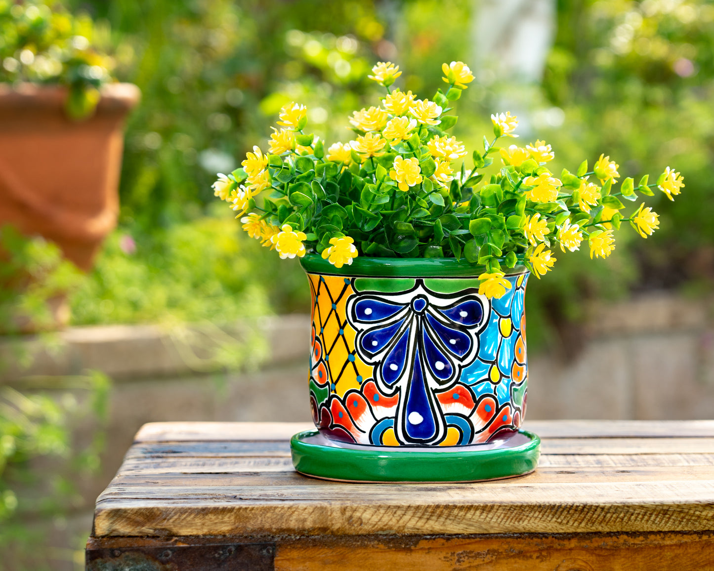 Circular Planter - Small (2PC) - Deep Green