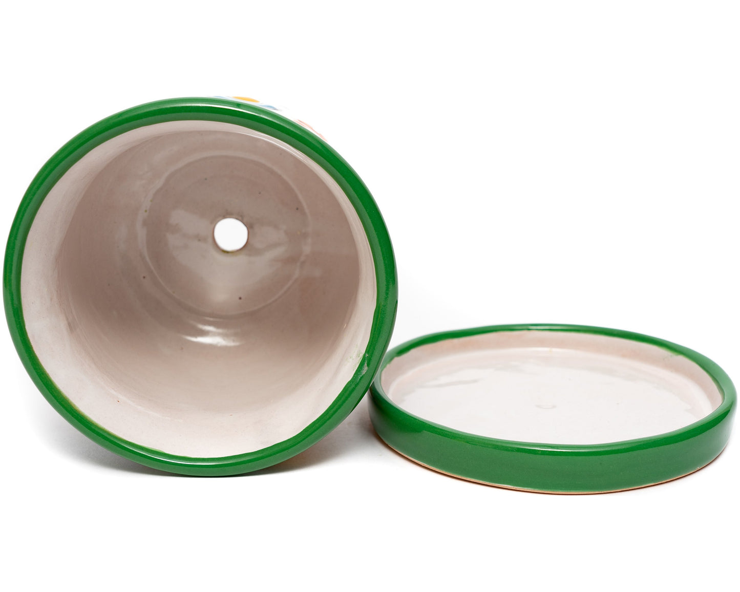 Circular Planter - Small (2PC) - Deep Green
