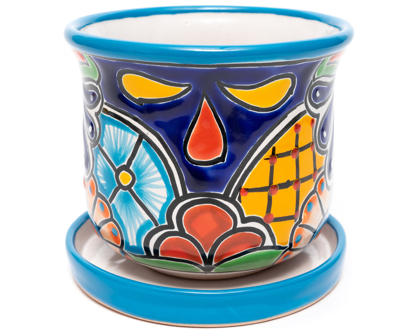 Circular Planter - Small (2PC) - Turquoise