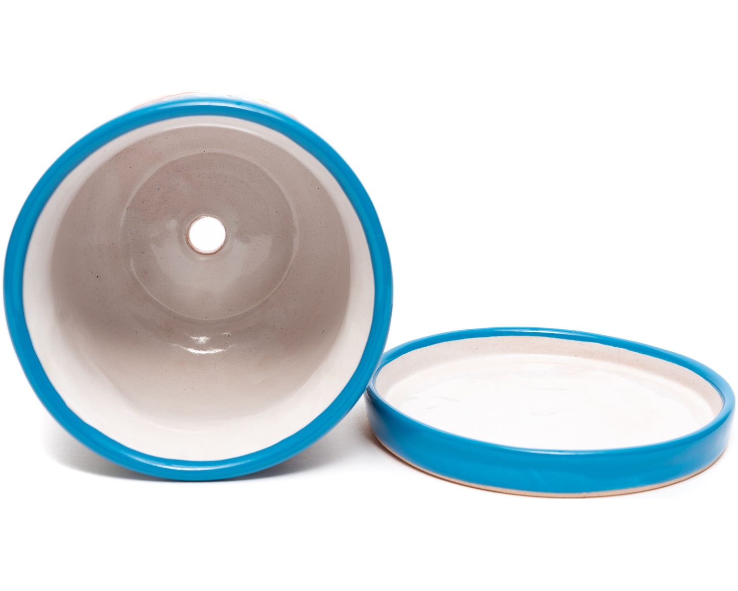Circular Planter - Small (2PC) - Turquoise