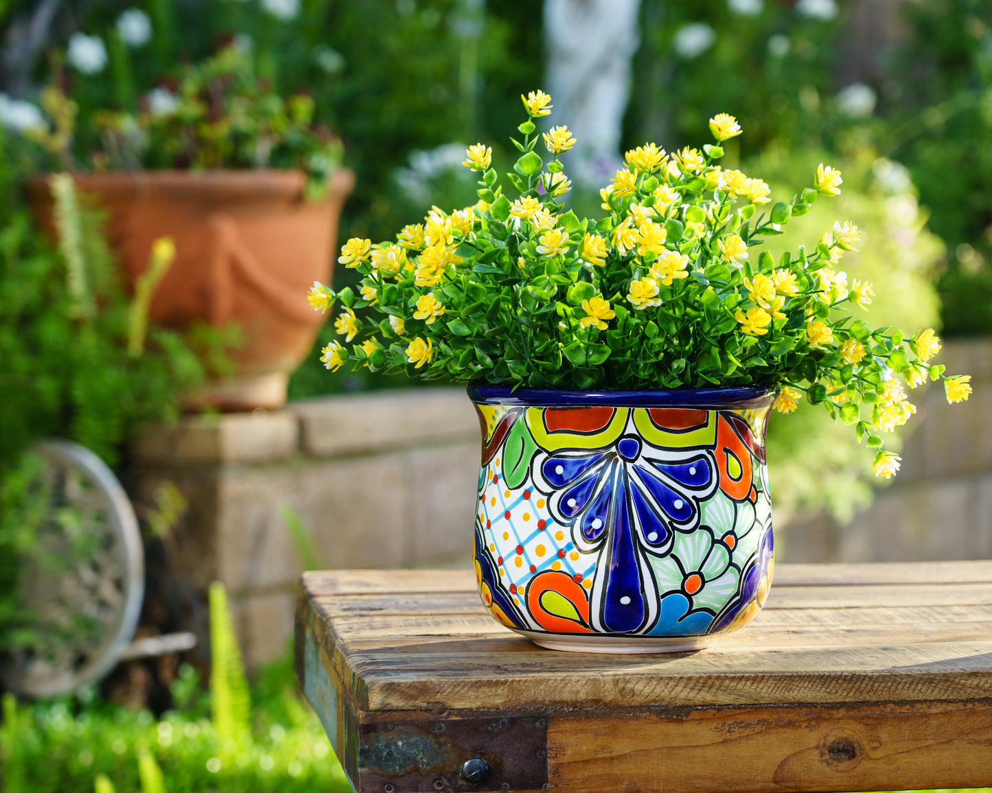 Circular Planter - Medium (1PC) - Cobalt