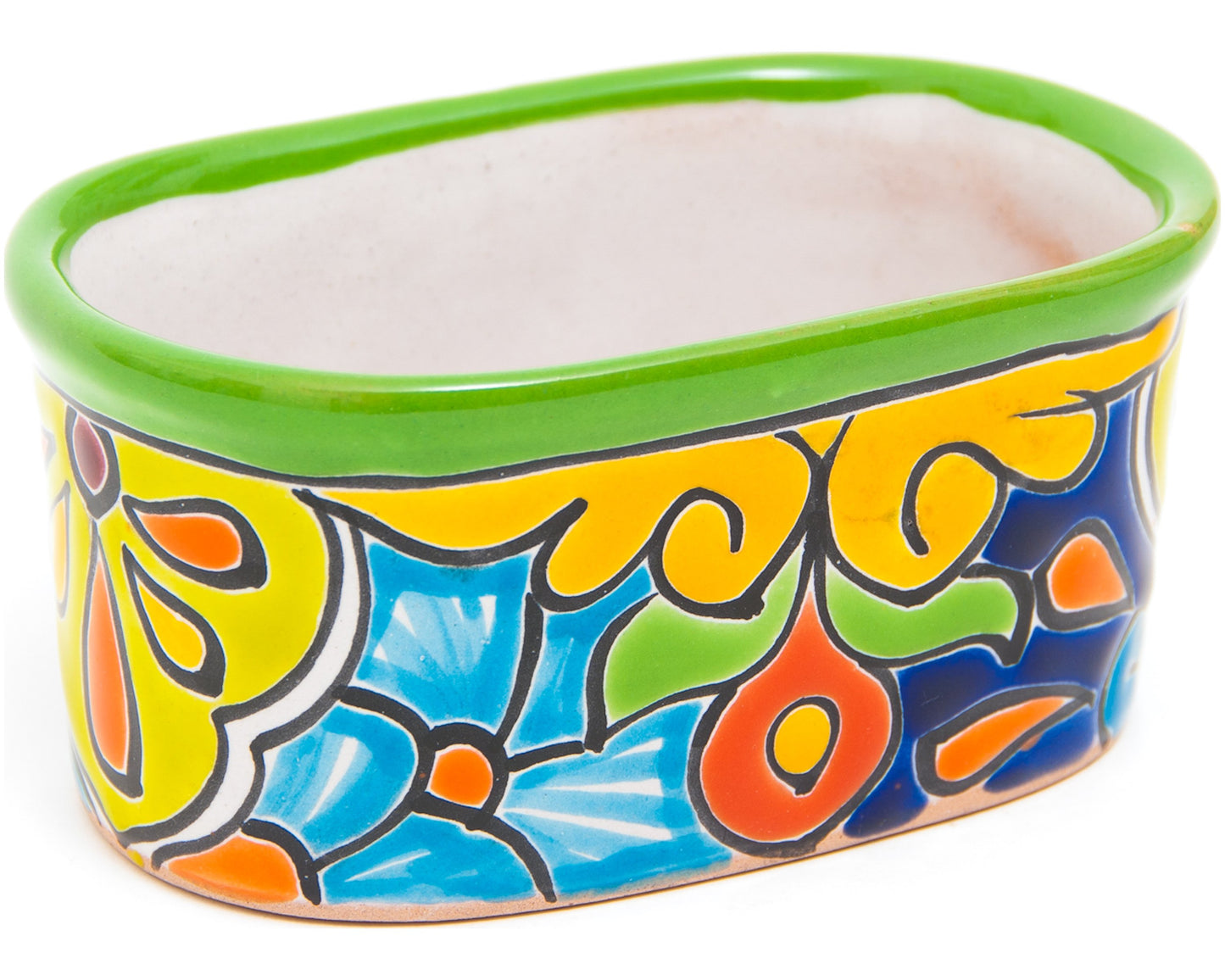 Oval Mini Planter (2PC) - Green