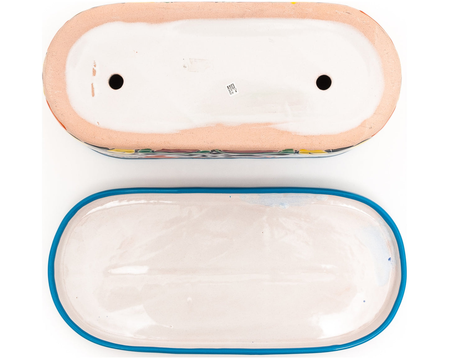 Oval Planter - Large (2PC) - Turquoise