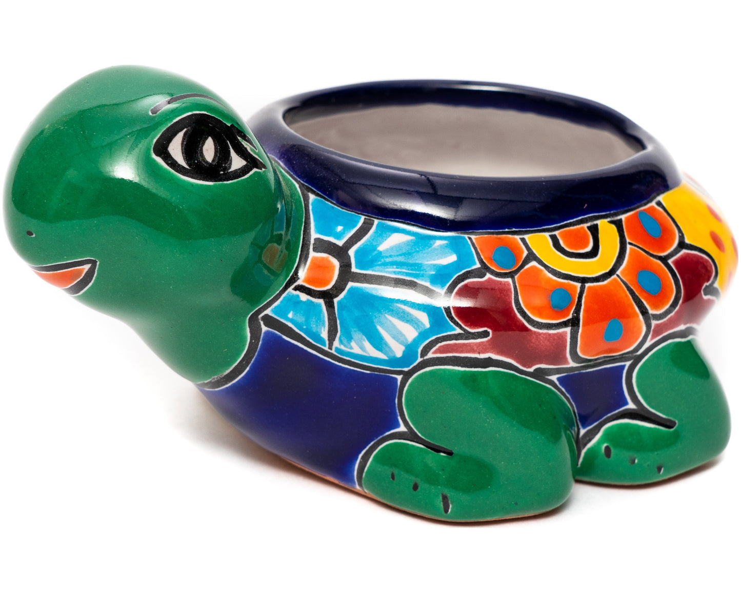 Turtle Mini Planter - Deep Green