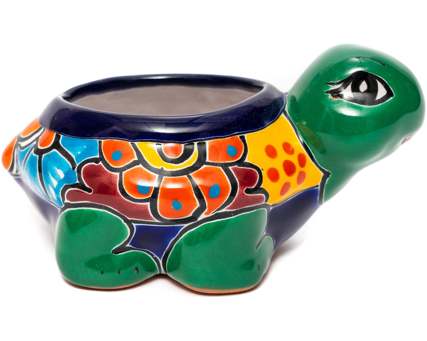 Turtle Mini Planter - Deep Green