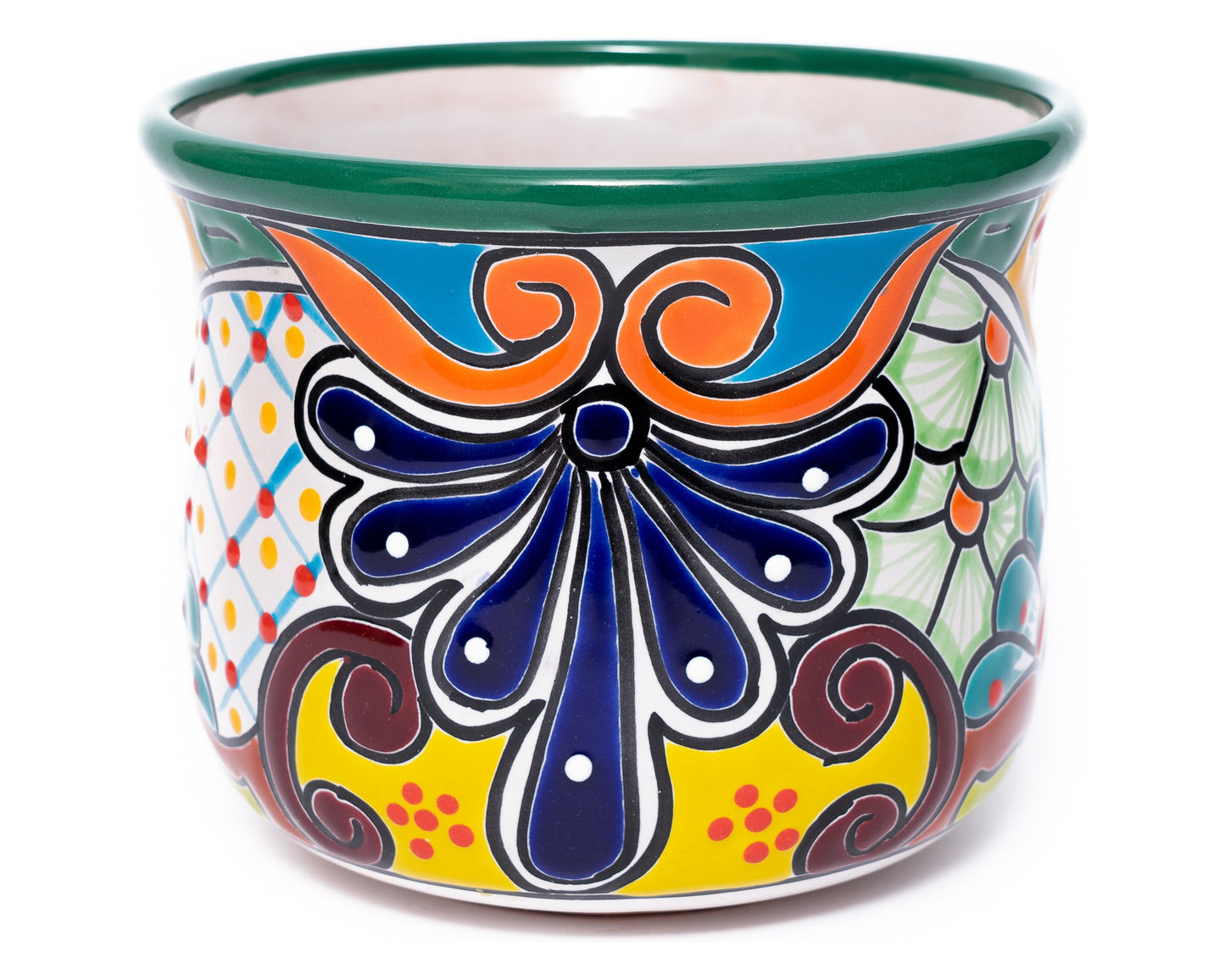 Circular Planter - Medium (1PC) - Deep Green