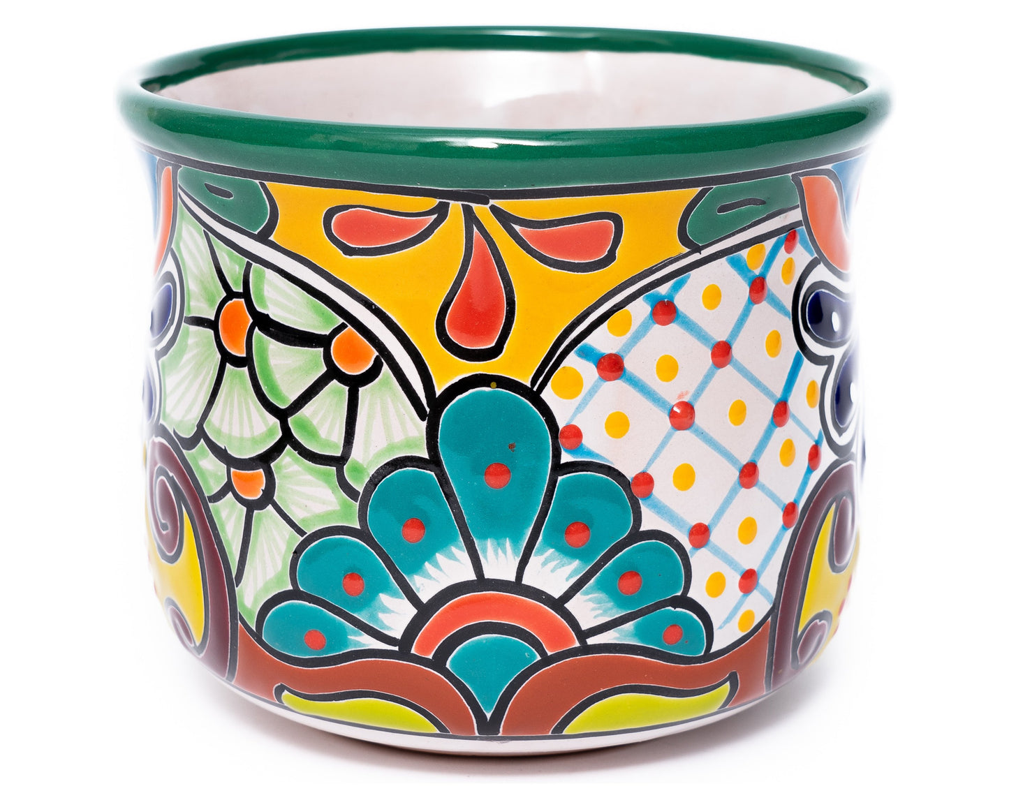 Circular Planter - Medium (1PC) - Deep Green