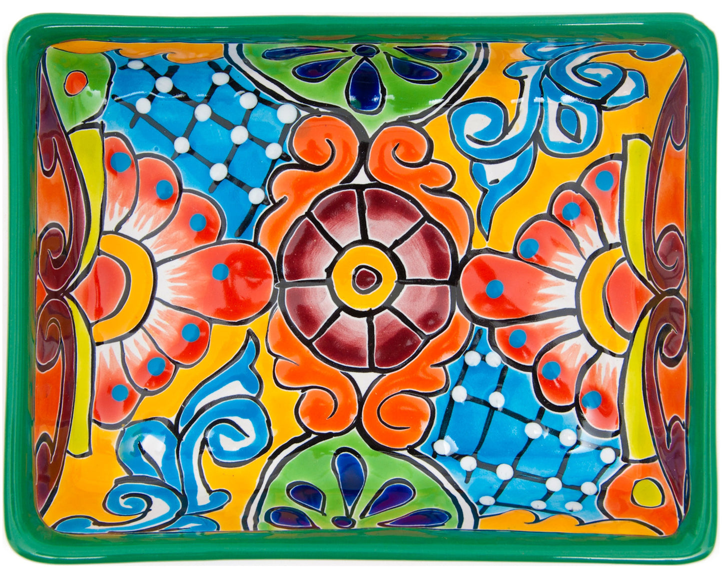 Rectangle Dish - Medium - Deep Green