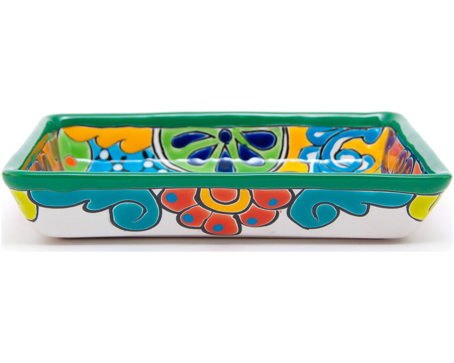Rectangle Dish - Medium - Deep Green