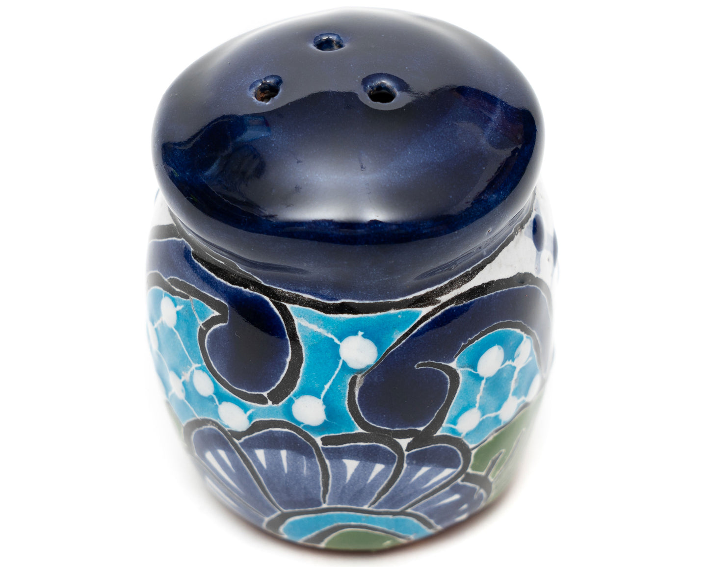 Salt and Pepper Shaker Set - Turquoise White