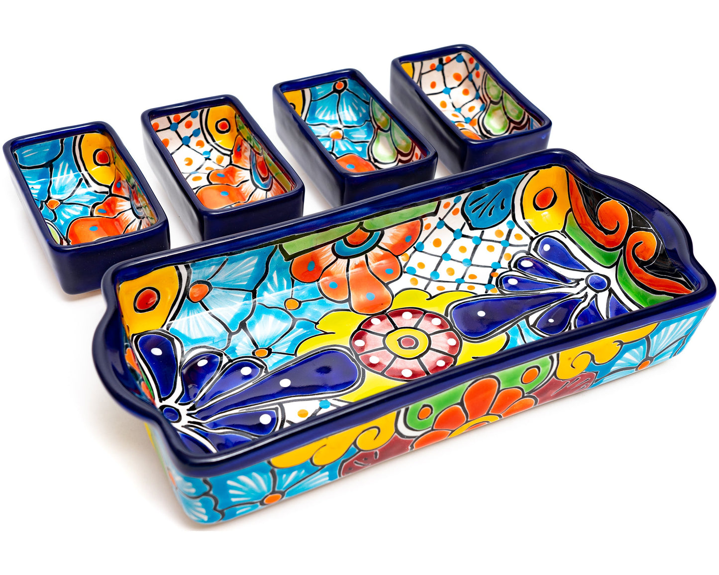 Rectangle Serving Set - (5PC) - Cobalt