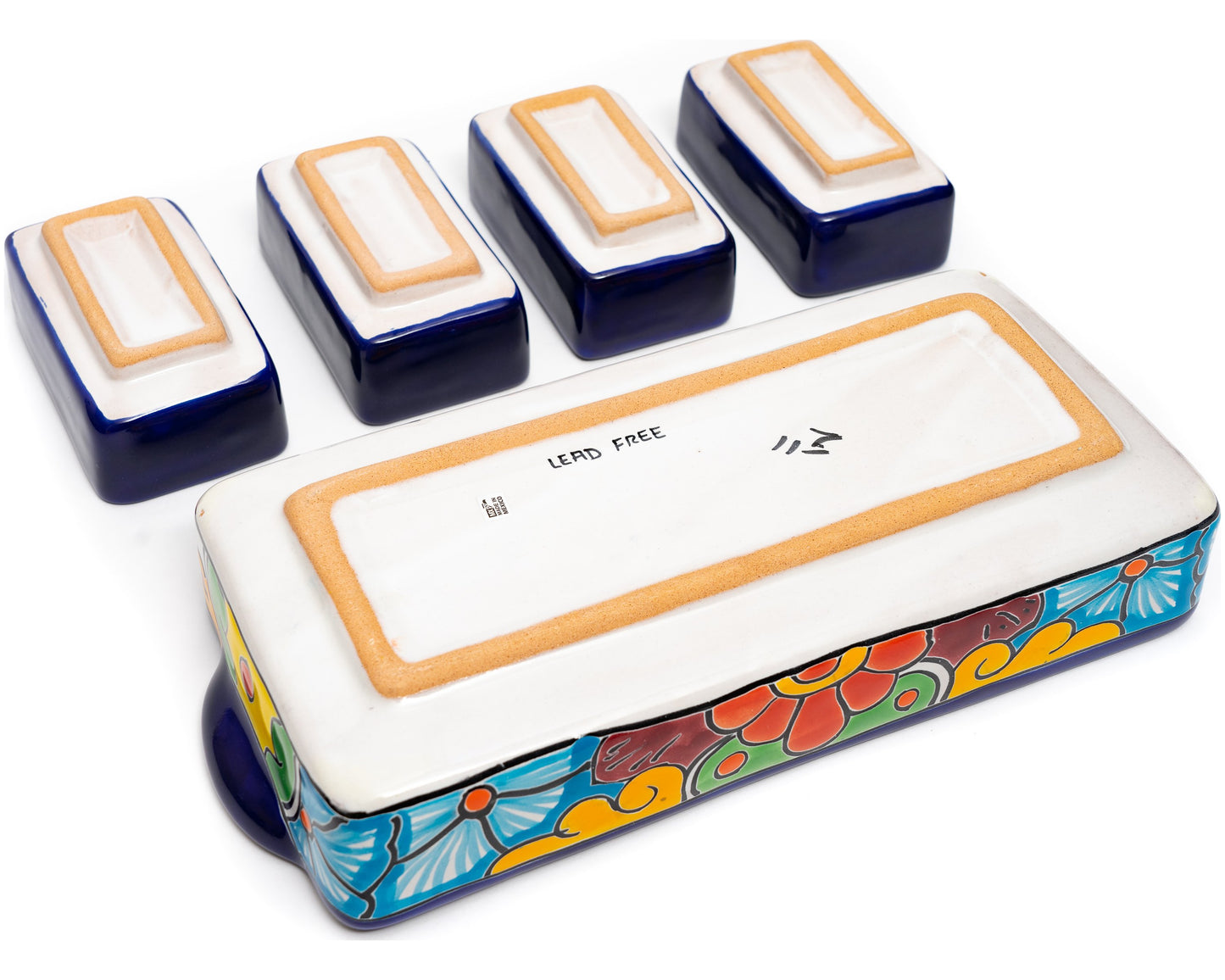 Rectangle Serving Set - (5PC) - Cobalt