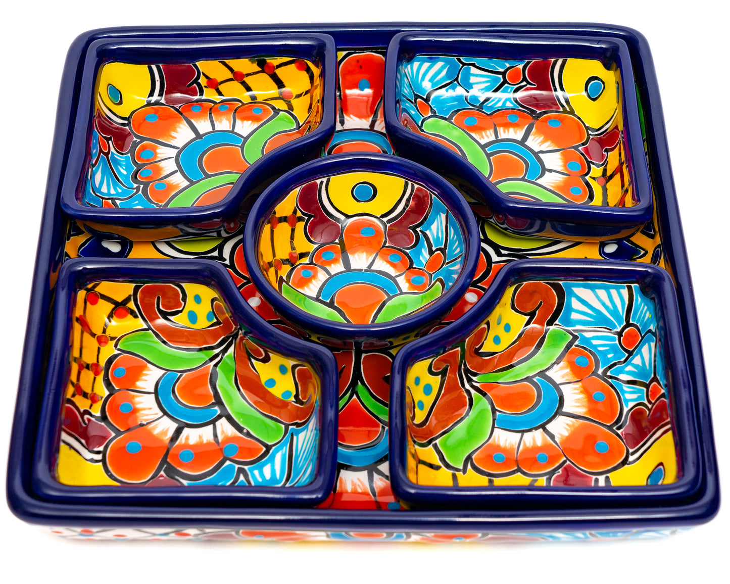 Square Serving Set - (6PC) - Cobalt