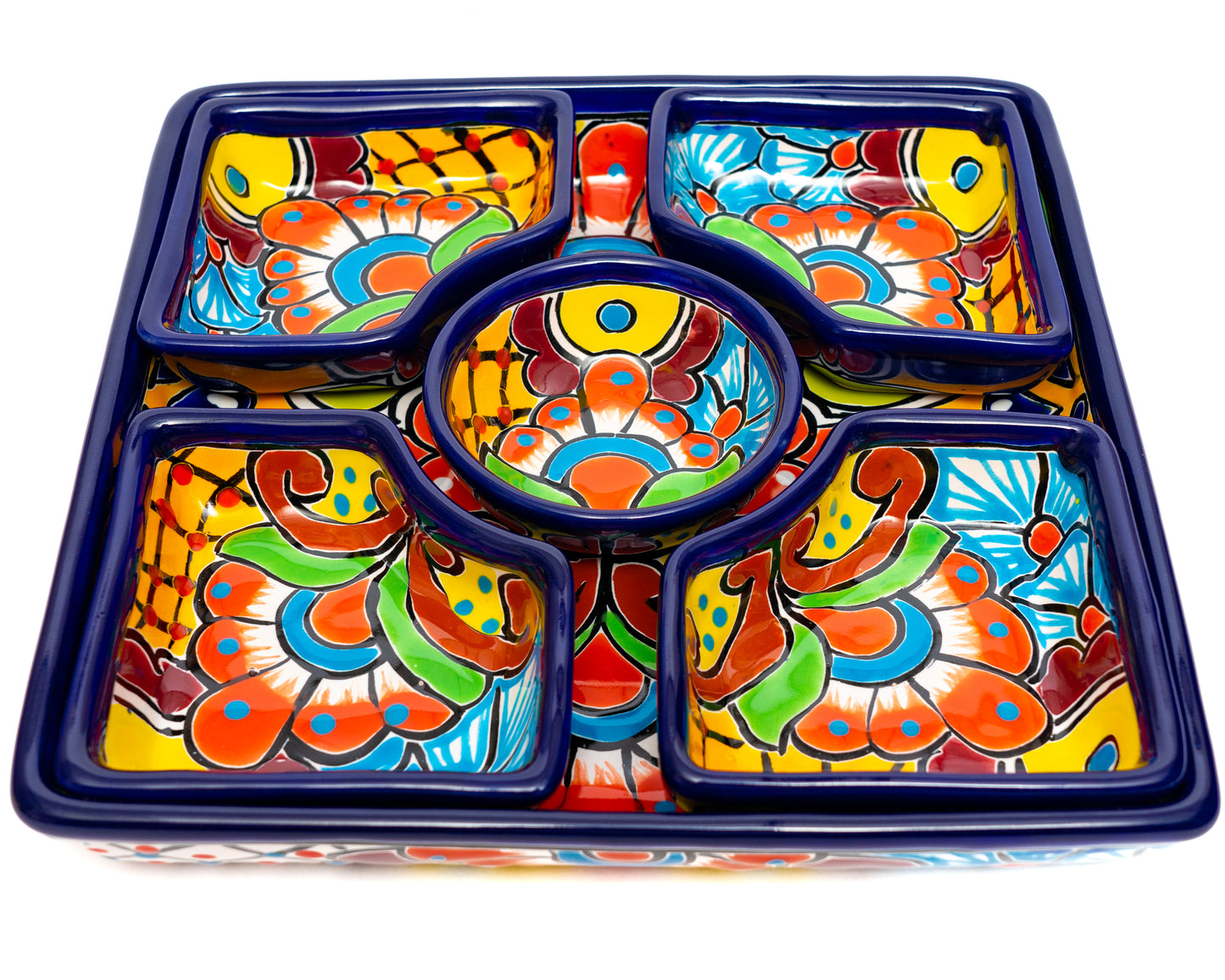 Square Serving Set - (6PC) - Cobalt