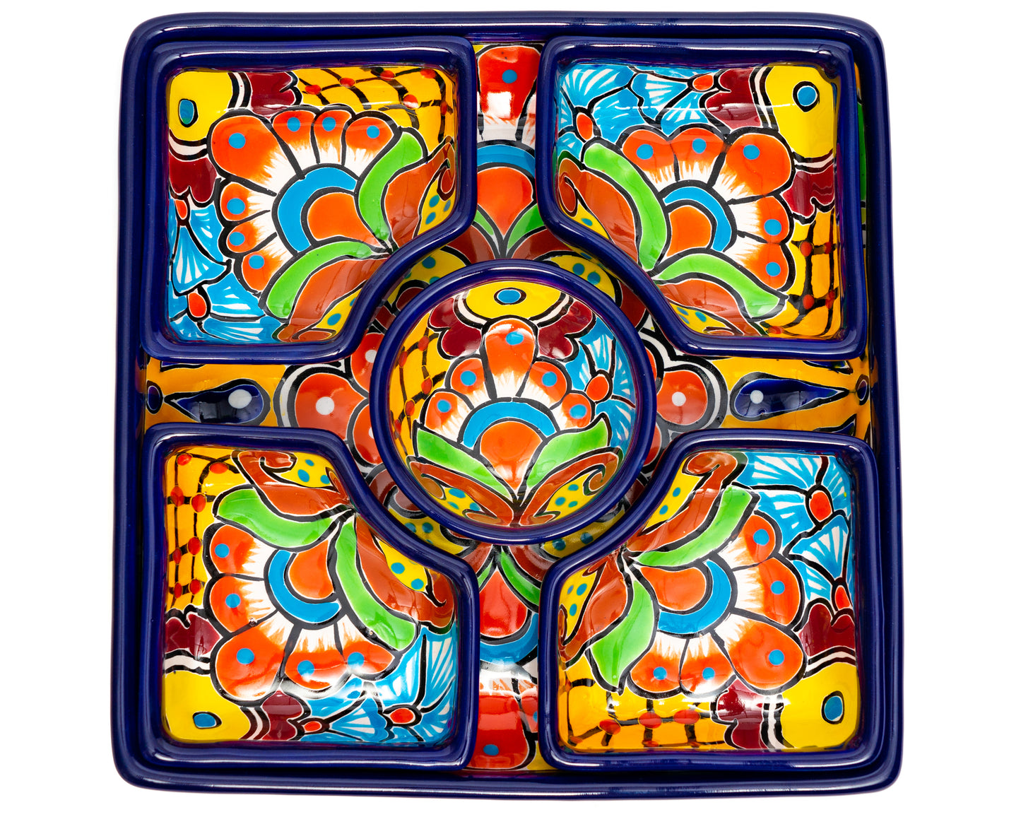 Square Serving Set - (6PC) - Cobalt