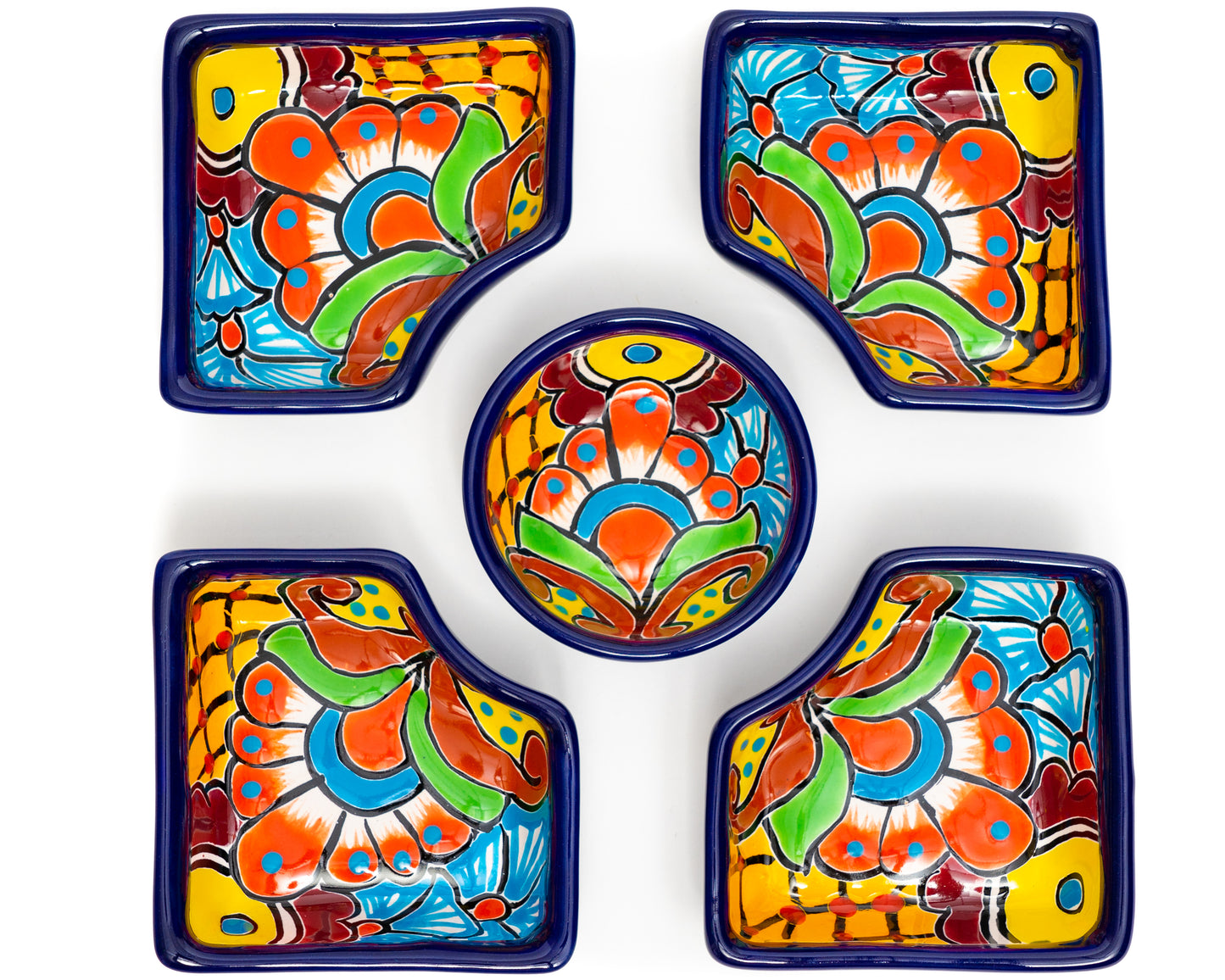 Square Serving Set - (6PC) - Cobalt
