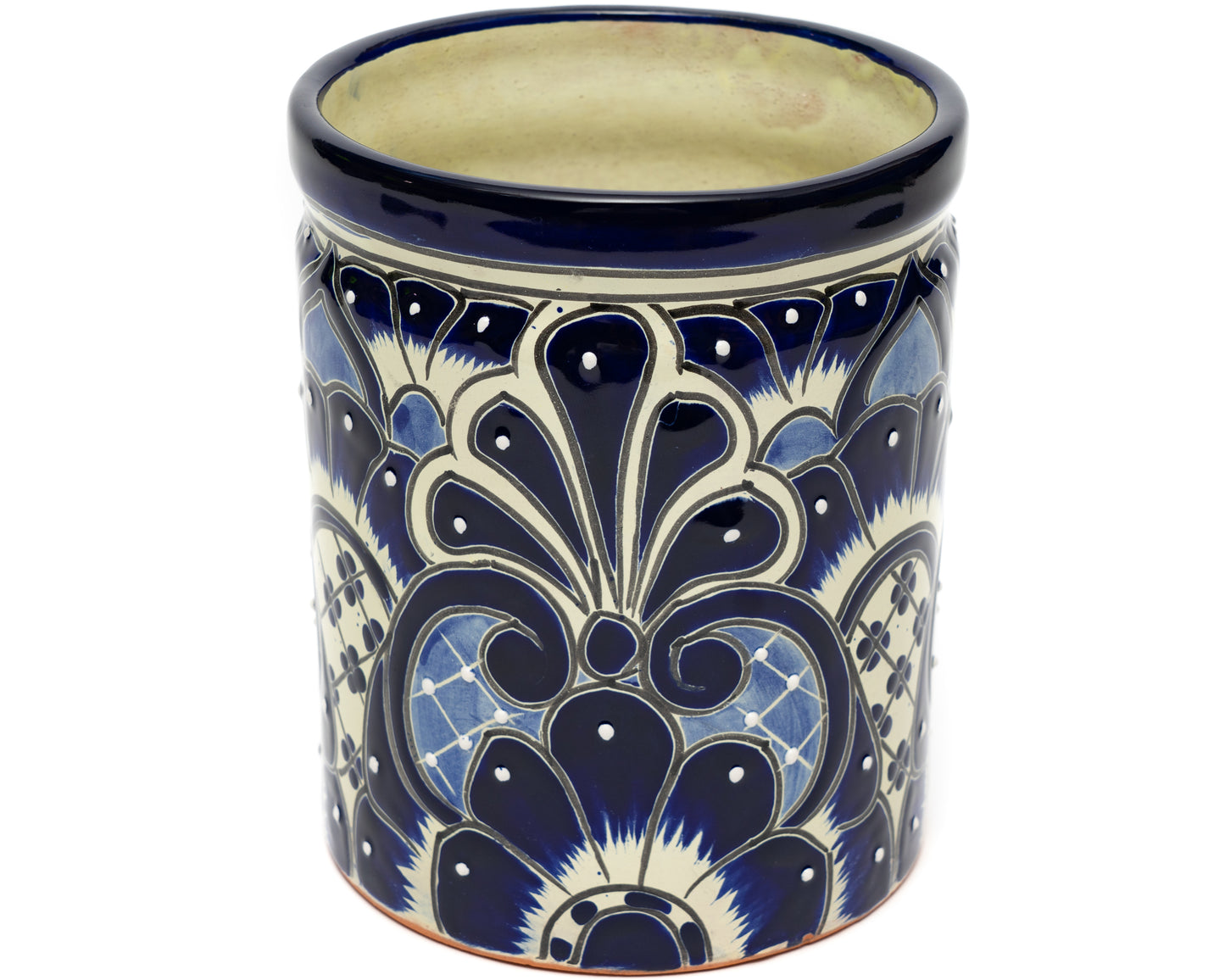 Utensil Holder - Large - Cobalt White