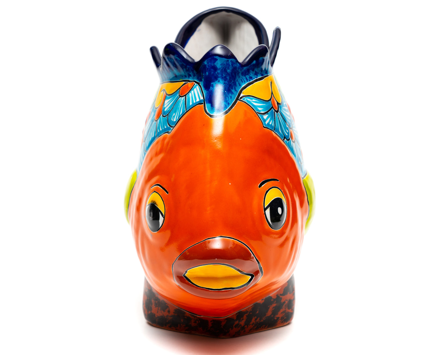 Large Fish Planter - Orange