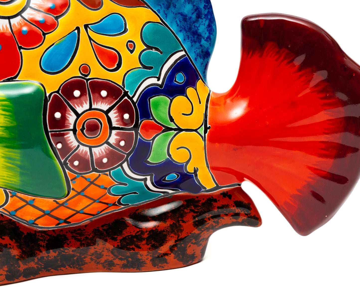 Large Fish Planter - Orange