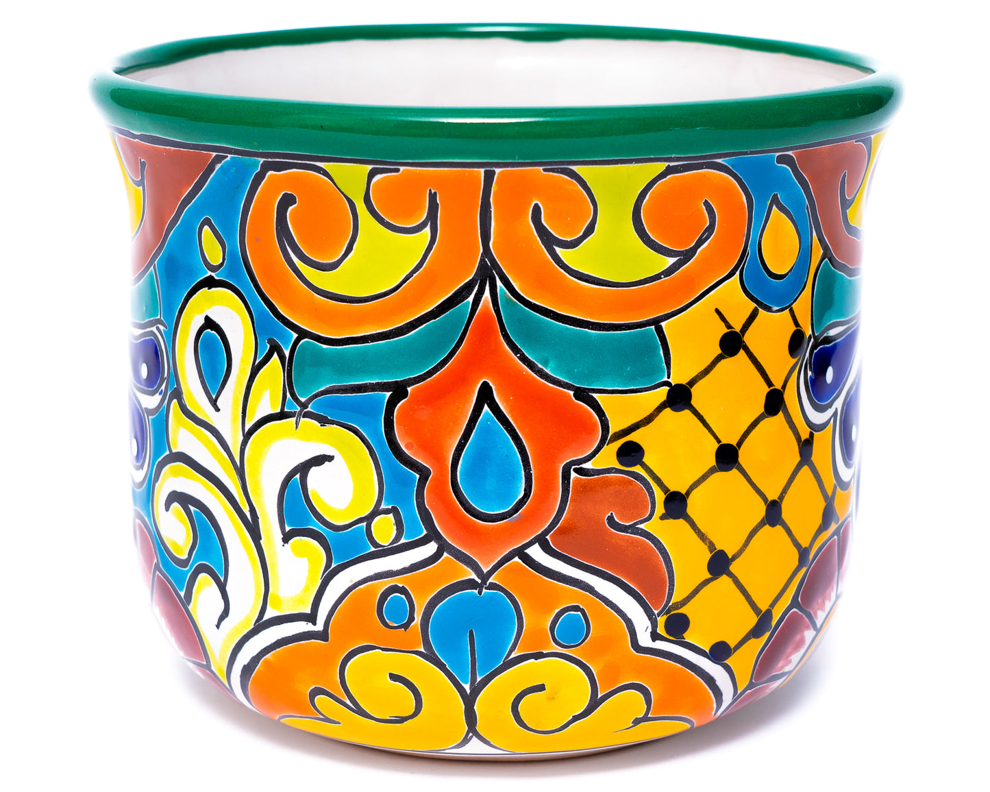 Circular Planter - Large (1PC) - Deep Green