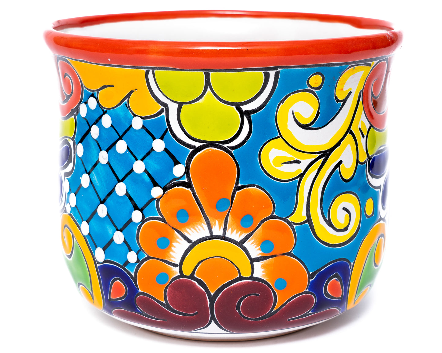 Circular Planter - Large (1PC) - Red