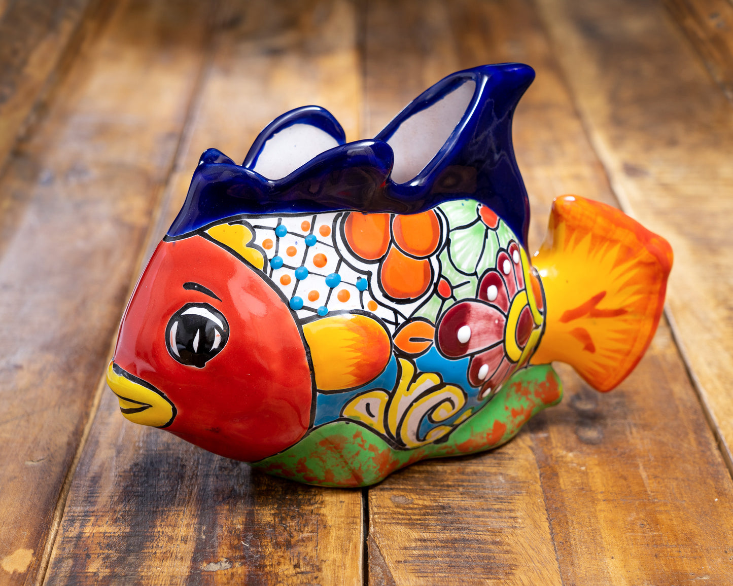 Small Fish Planter - Red