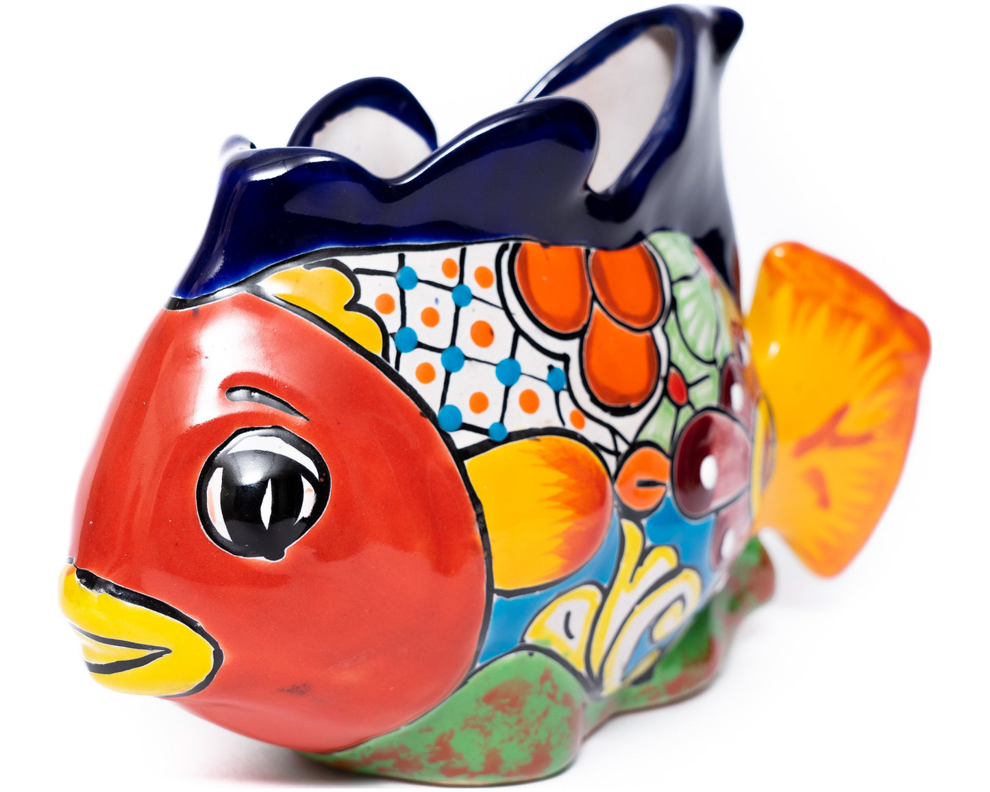 Small Fish Planter - Red