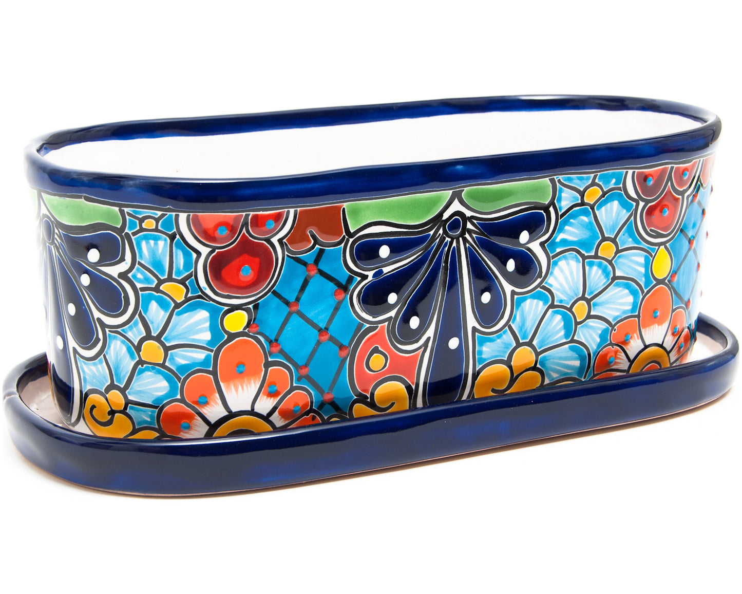 Oval Planter - Large (2PC) - Cobalt
