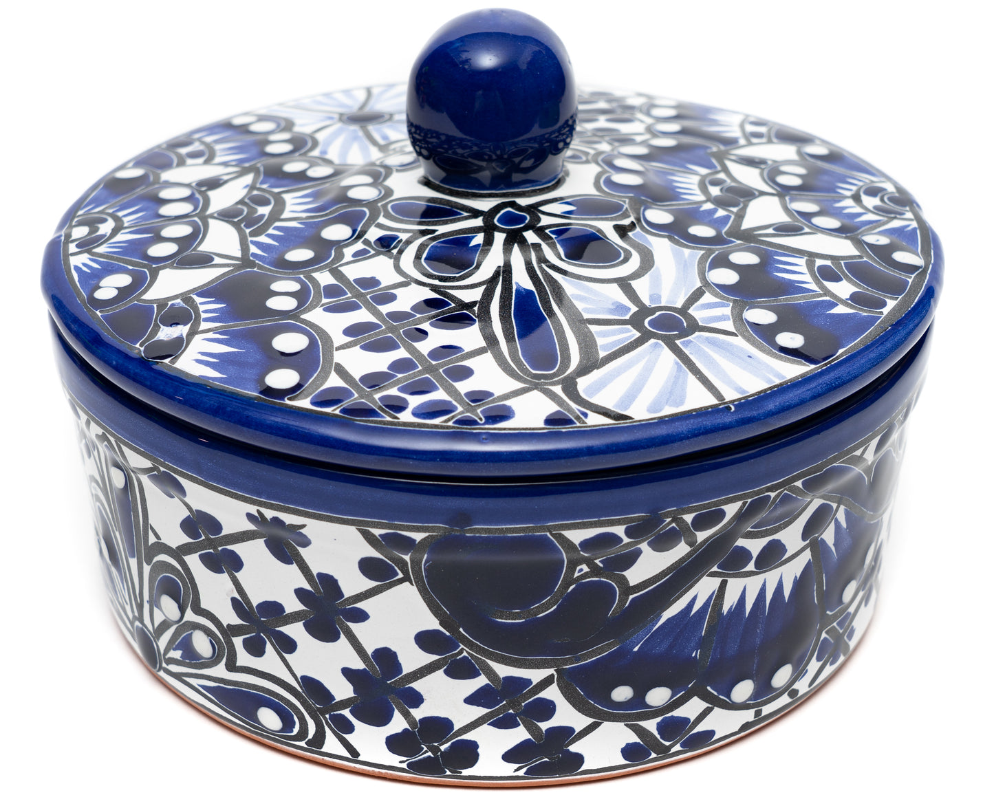 Tortilla Warmer - Cobalt White