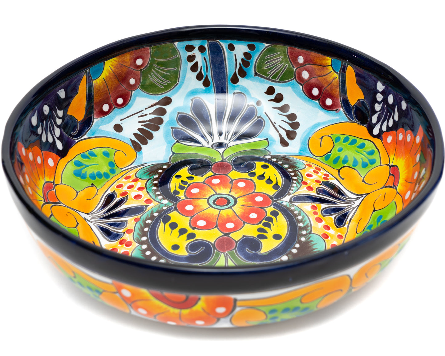 Large Serving "Tunero" Bowl - Multi-Color