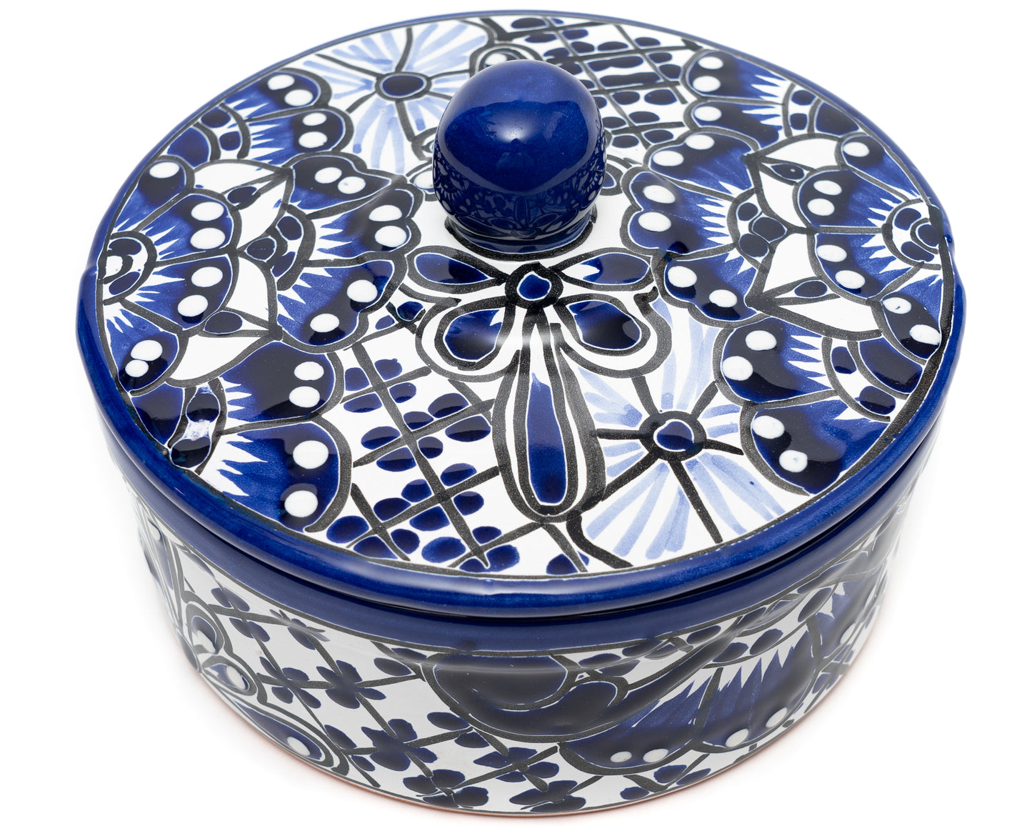 Tortilla Warmer - Cobalt White