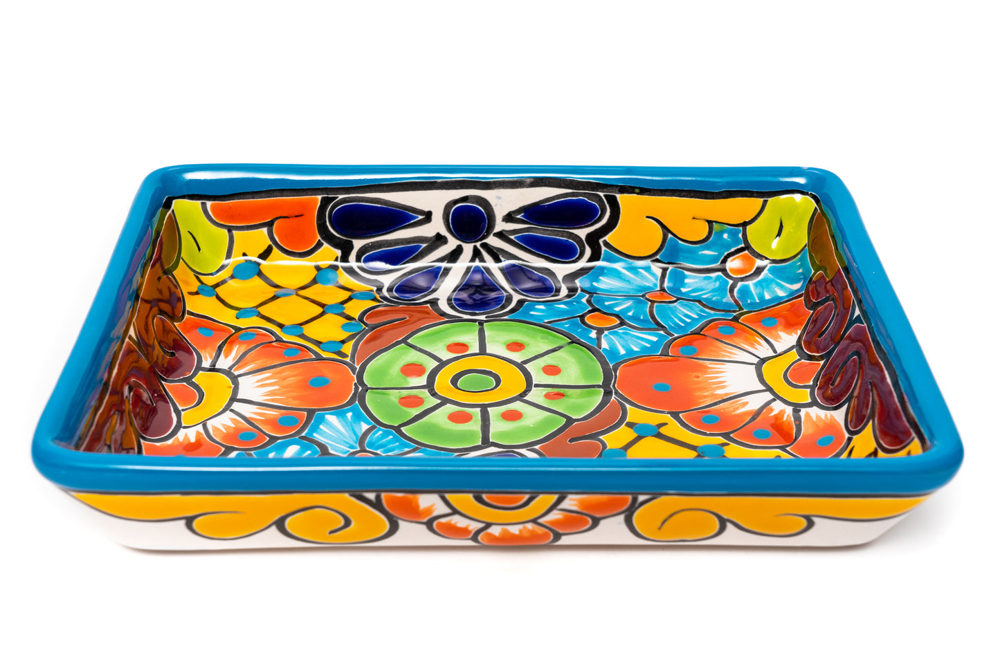Rectangle Dish - Medium - Turquoise