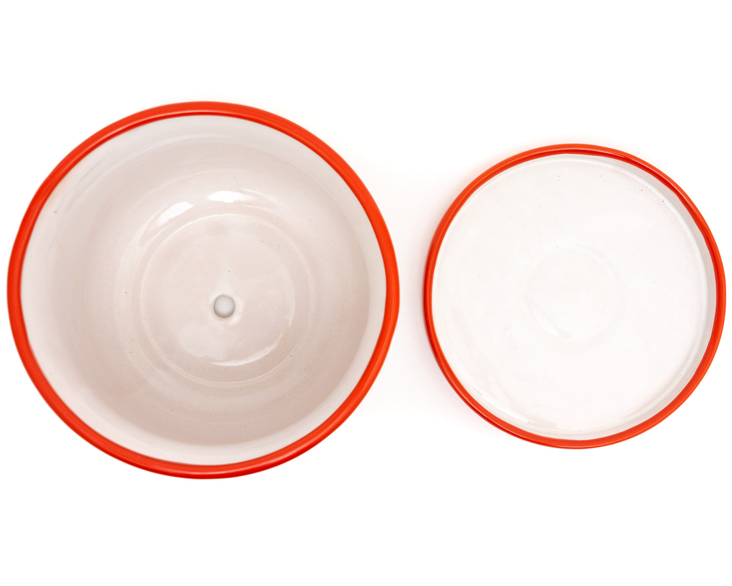 Circular Planter - Medium (2PC) - Red