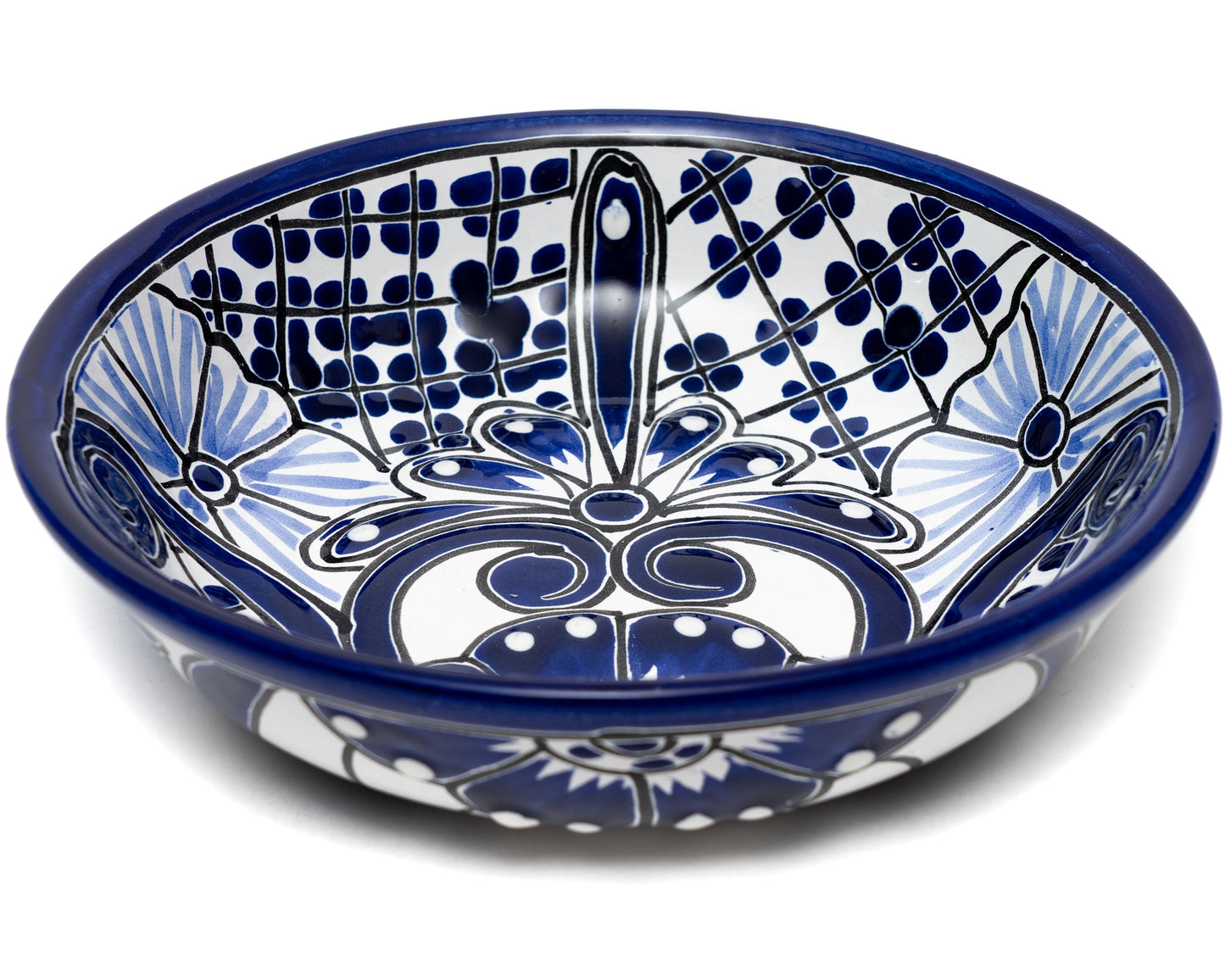 Salad Bowl (4PC) - Cobalt White