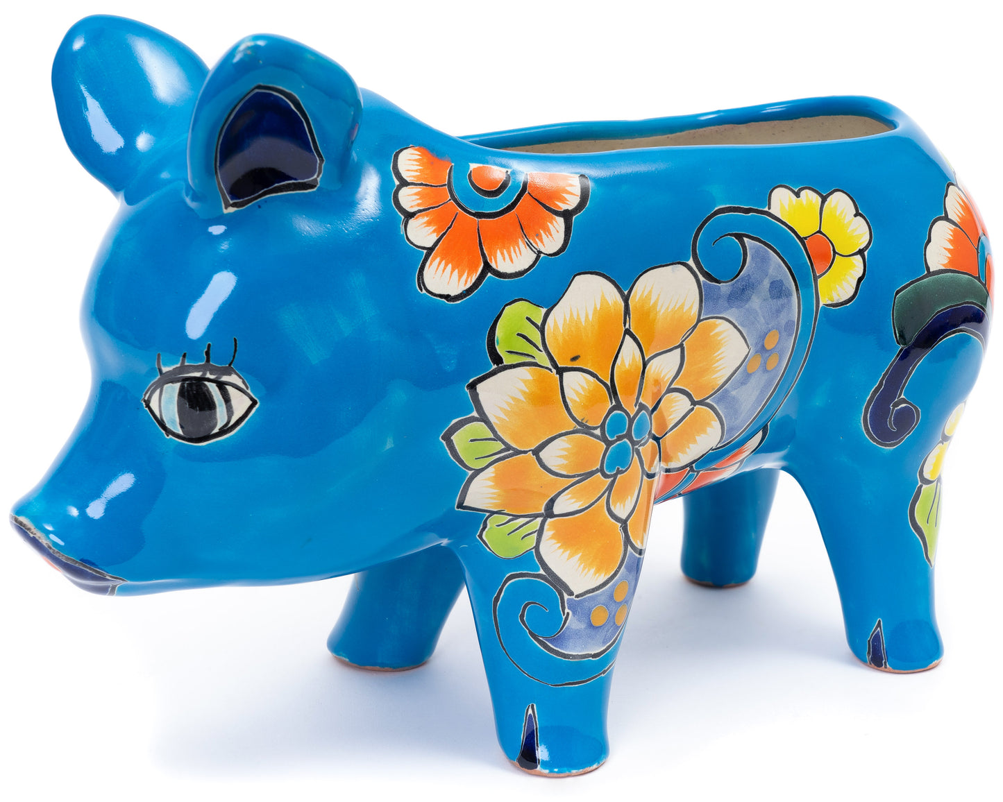 Pig Planter - Large - Turquoise