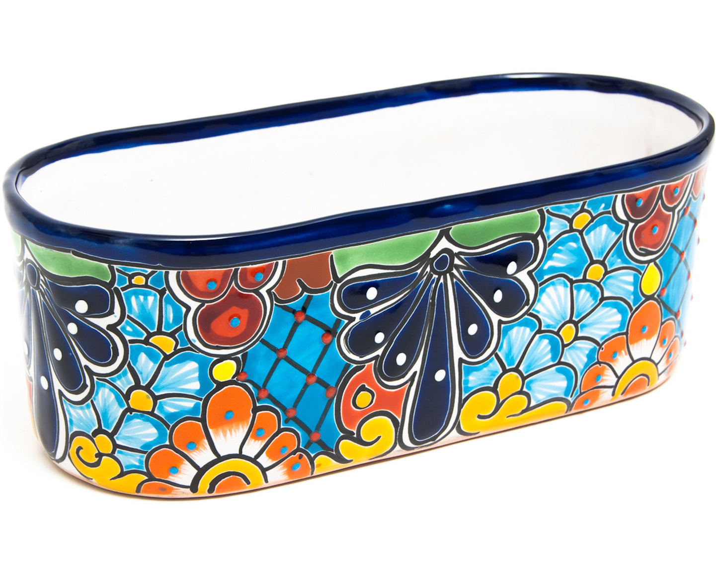 Oval Planter - Large (2PC) - Cobalt