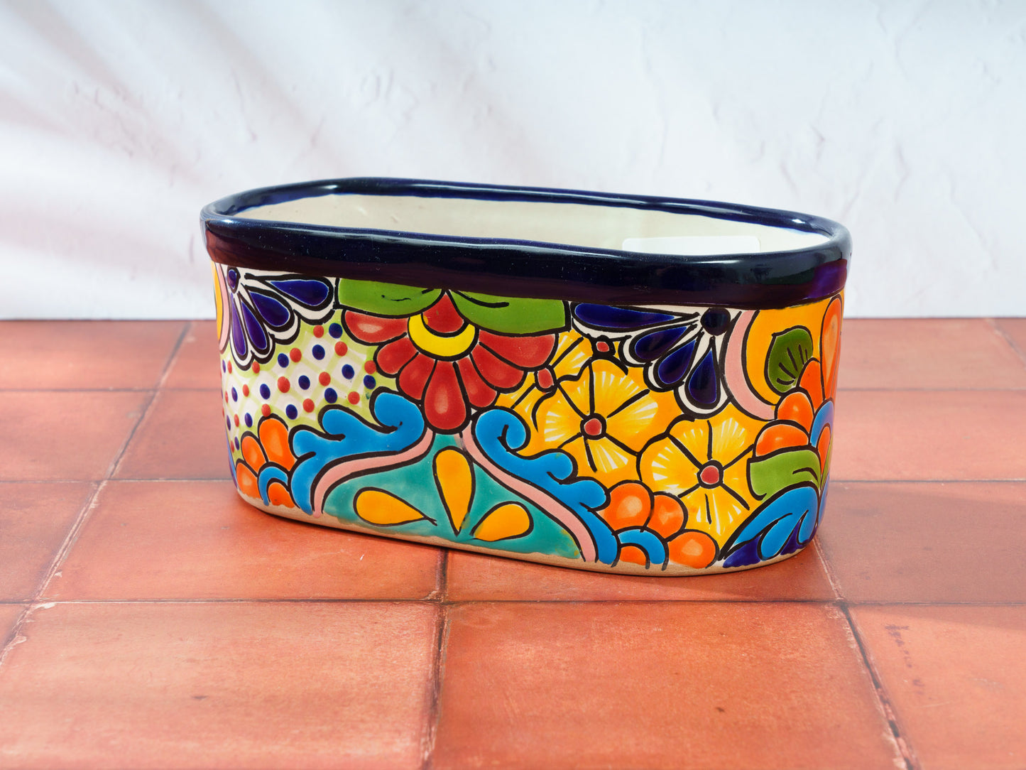 Oval Planter - Medium - Cobalt Multi - (1PC)