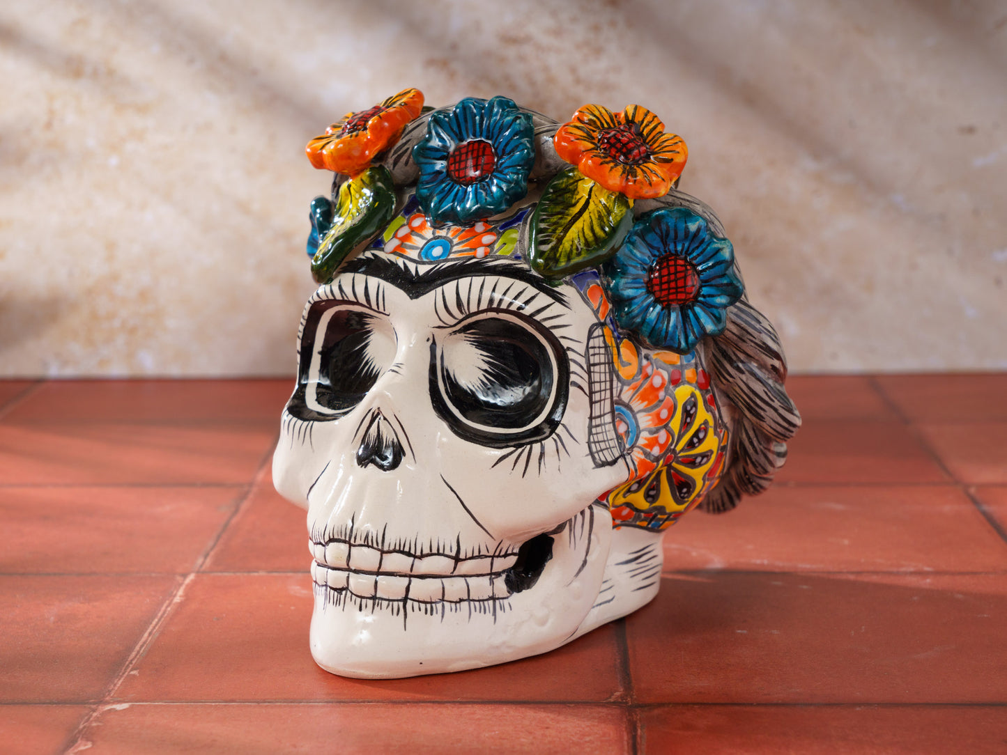 Frida Skull - Flower Crown - Garcia